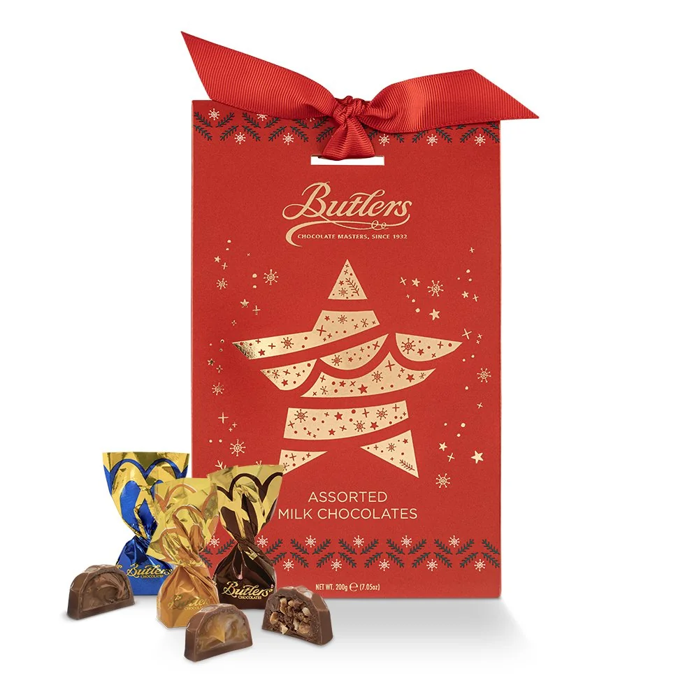 Red Luxury Chocolate Truffles Pouch