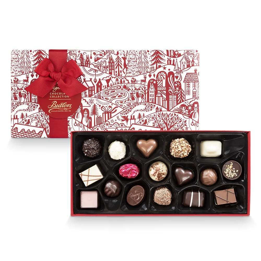 Gift wrapped Signature Christmas Assortment, 250g