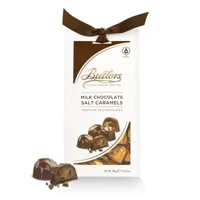 300g Milk Chocolate Salt Caramels