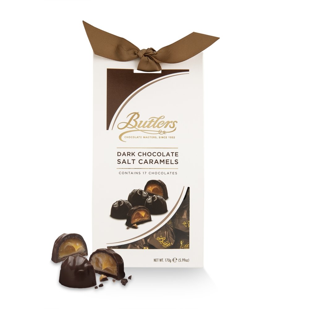 Dark Chocolate Salt Caramels