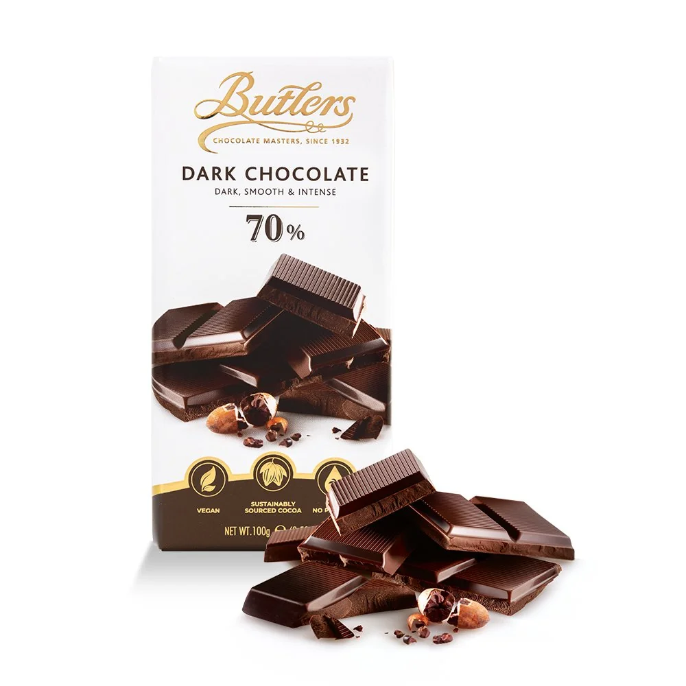 2 x 70% Dark Chocolate bar