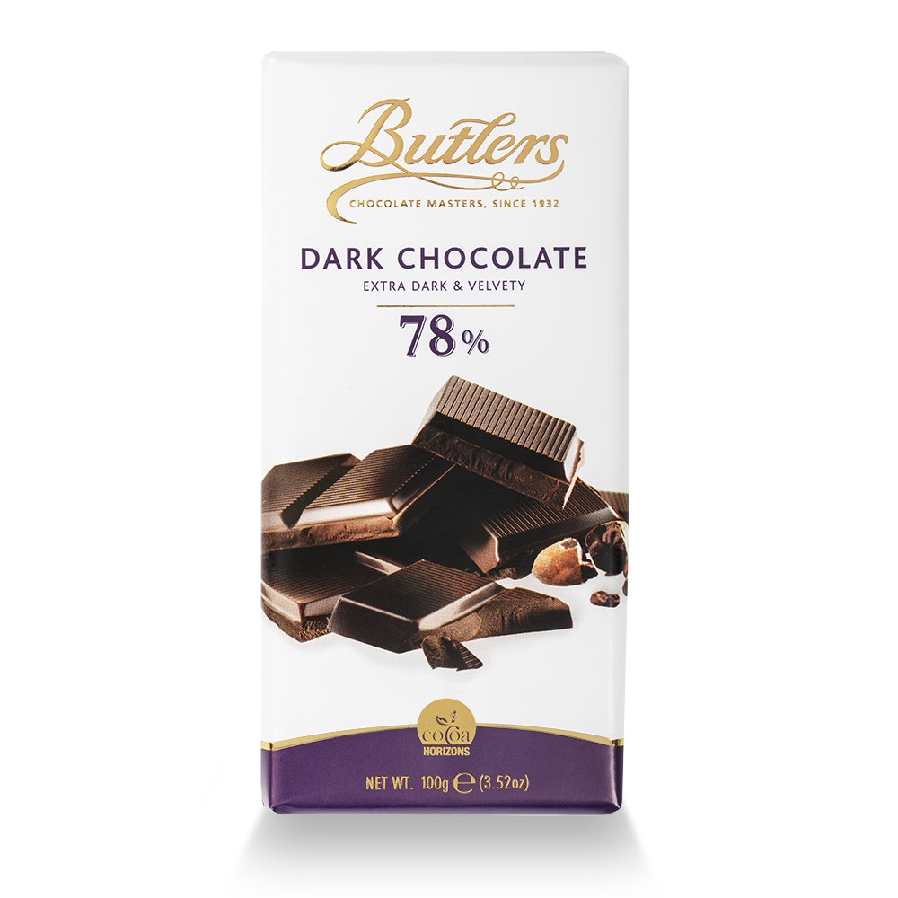 78% Gourmet Dark Chocolate Bar x 6