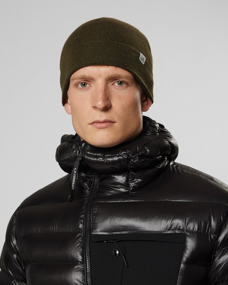 cp company goggle beanie