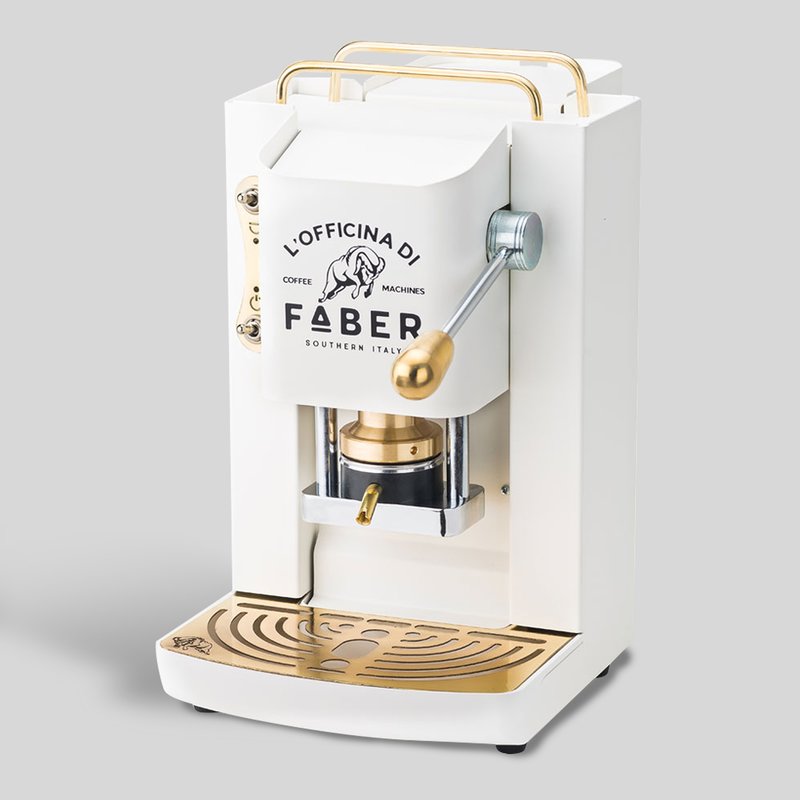 Pods Coffee Machine - White Gold