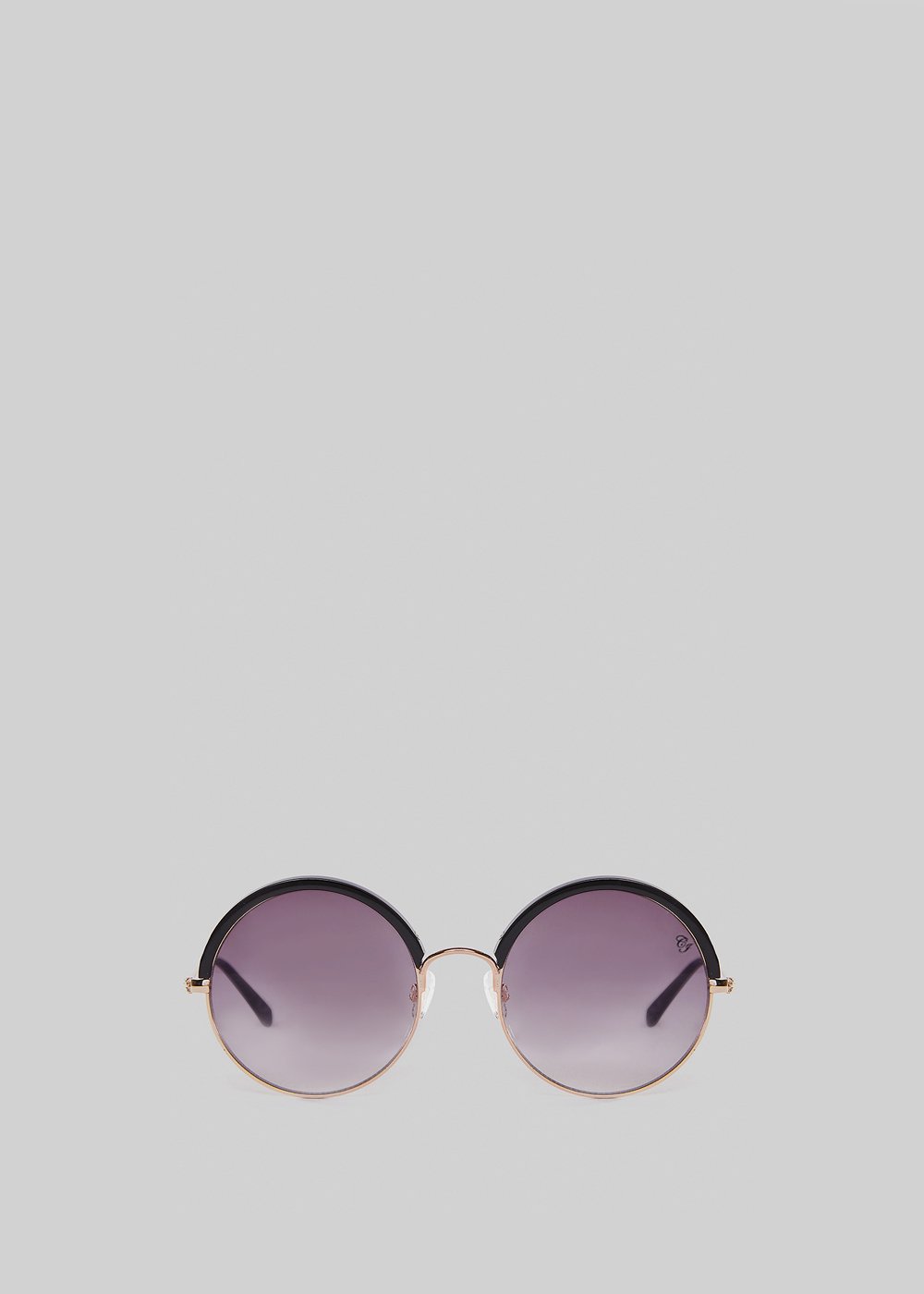 Cat-eye sunglasses SRP 186 round model - Black - Woman - Category image