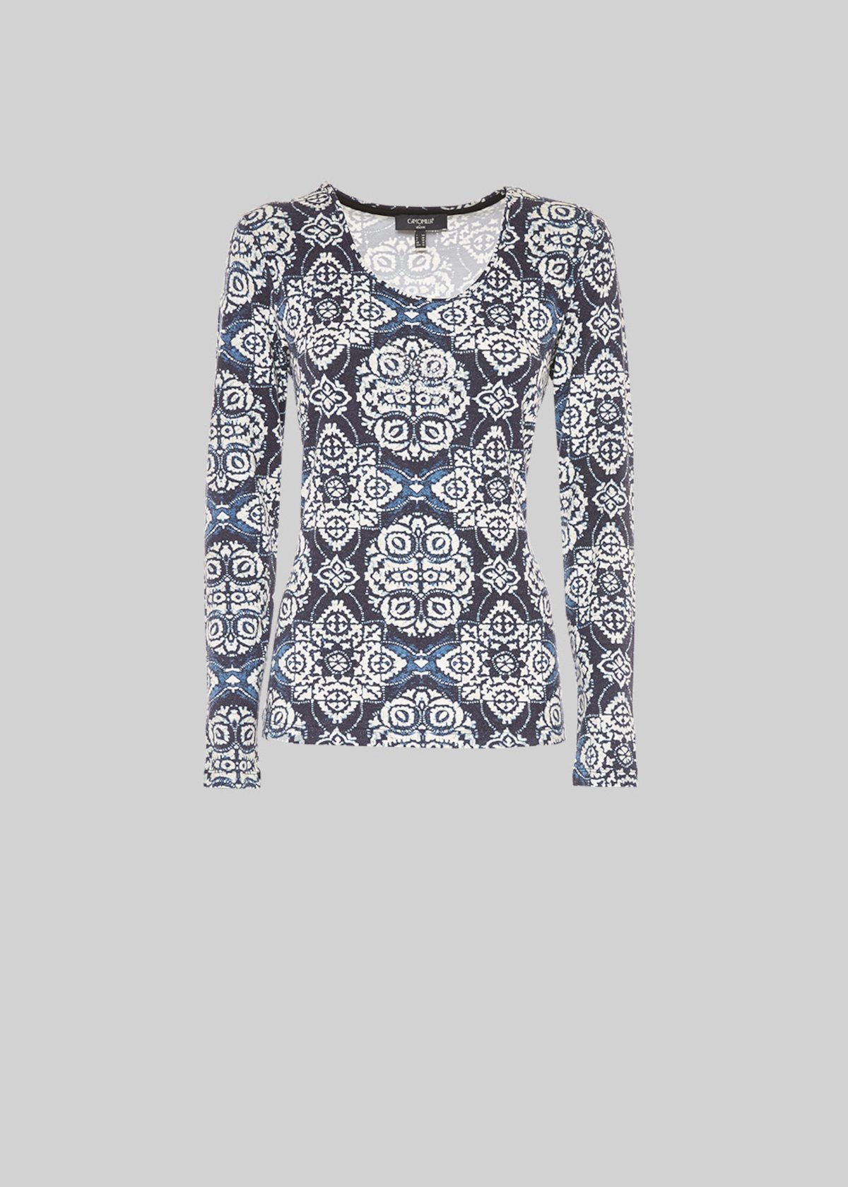 Maglia Milky all over print e micro strass - Avion\ White\ Fantasia - Donna - Immagine categoria
