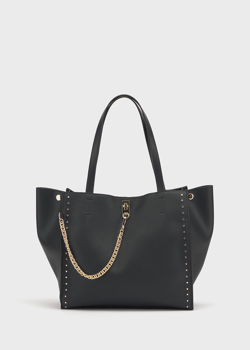 Shopping bag Brian in stampa cervo - Black - Donna