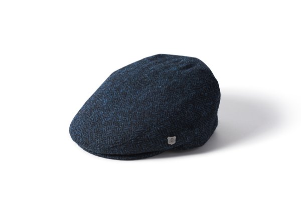 Blue Tweed Cap