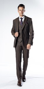 The Collins Brown Three Piece Suit