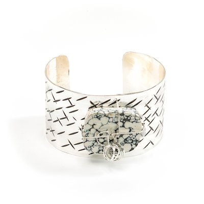 Sterling Silver Cuff Bracelet - Silver