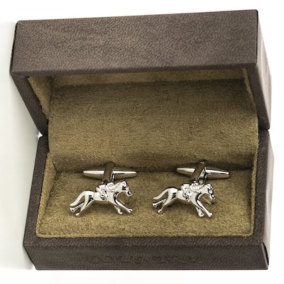Horse and Jockey CL - Silver