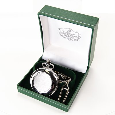 Mens Pocket Watch - Silver