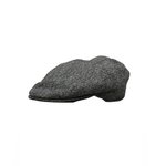 Graue Donegal-Tweed Flatcap