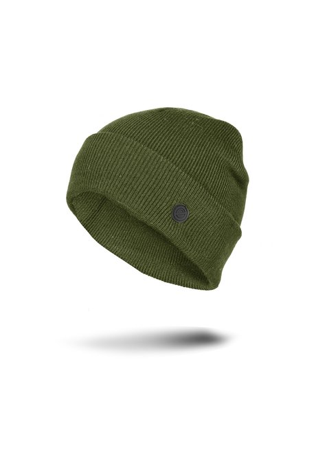 Ribbed Beanie with turn-up