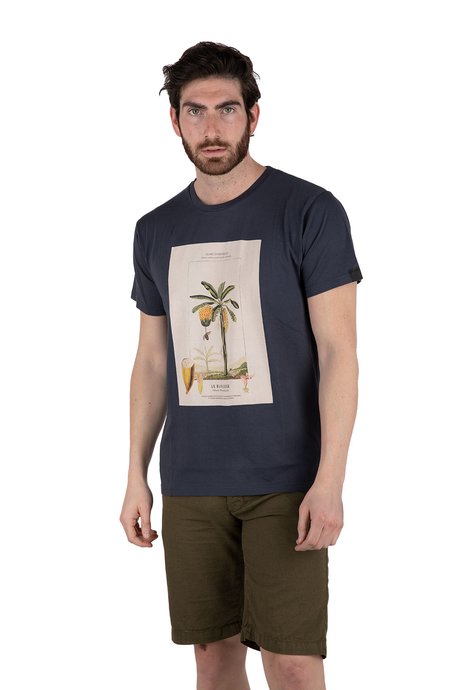 T-shirt with botanic print