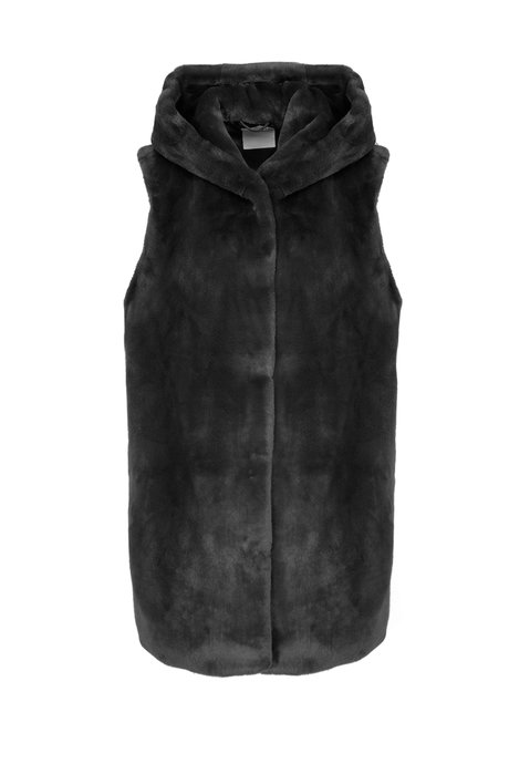 Women's Eco Fur Long Vest