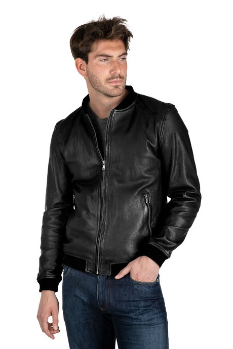 Lord leather bomber jacket