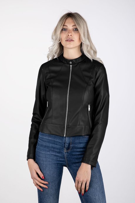 Ande faux leather jacket