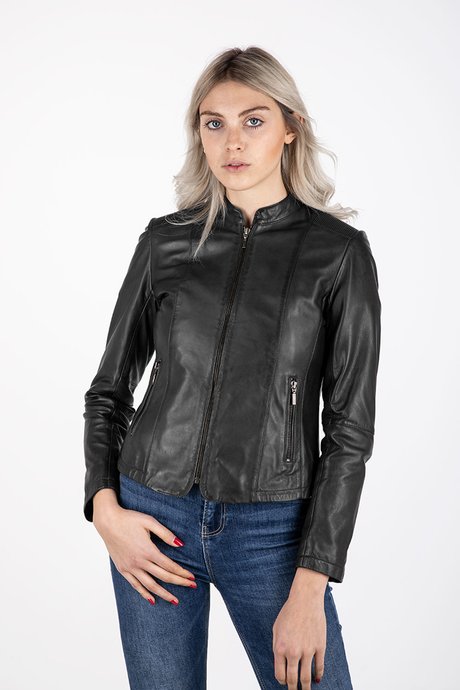 Iabi leather jacket