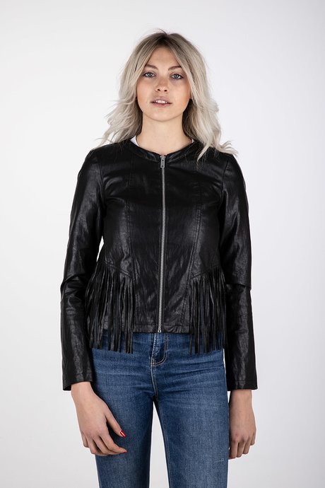 Isia faux leather jacket