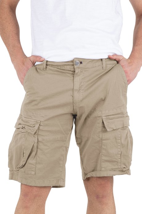 Cotton cargo shorts