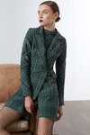 Chiara Boni - Goldieau Printed Jacket - Madras Green - Chiara Boni