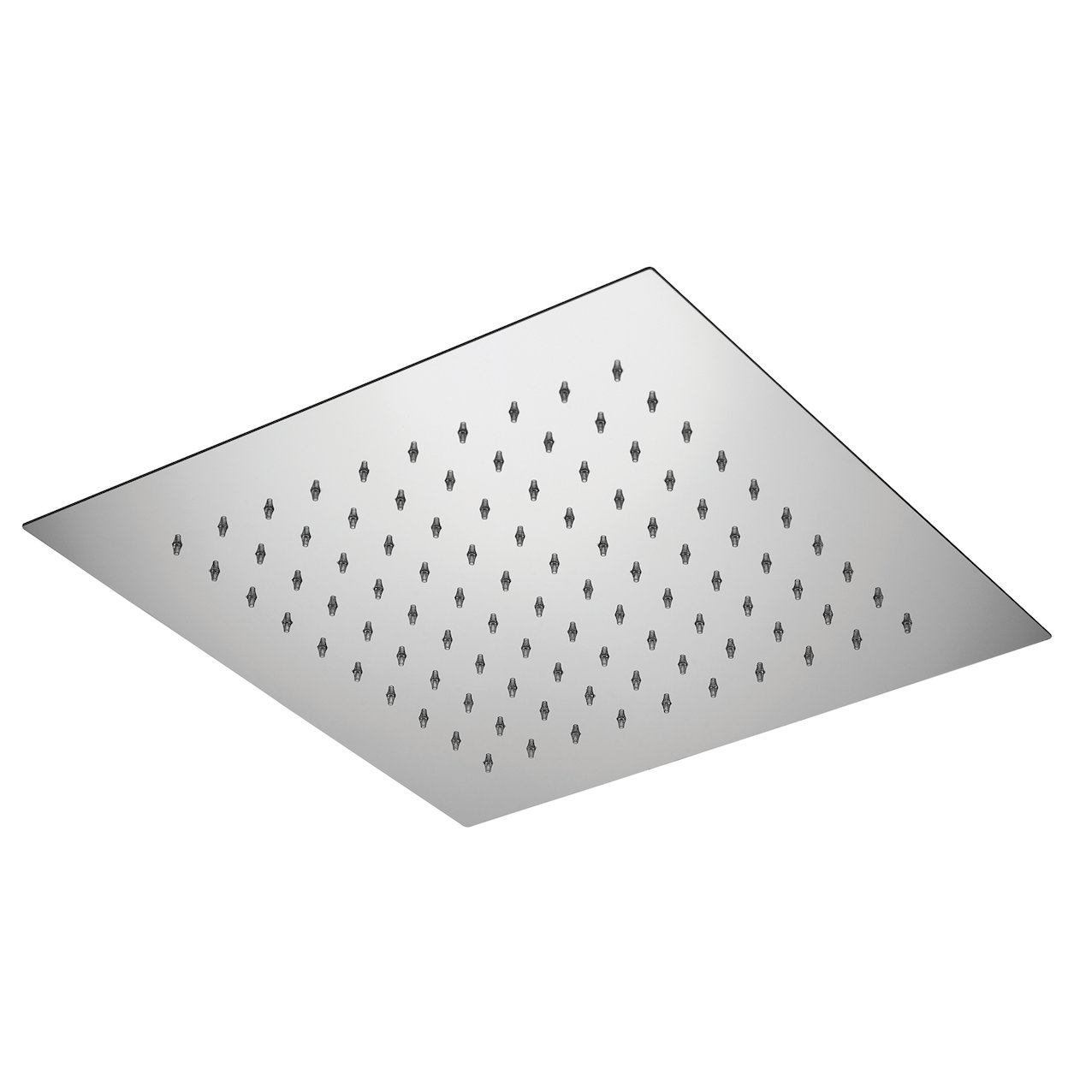 Shower head Planet square Inox 340x340