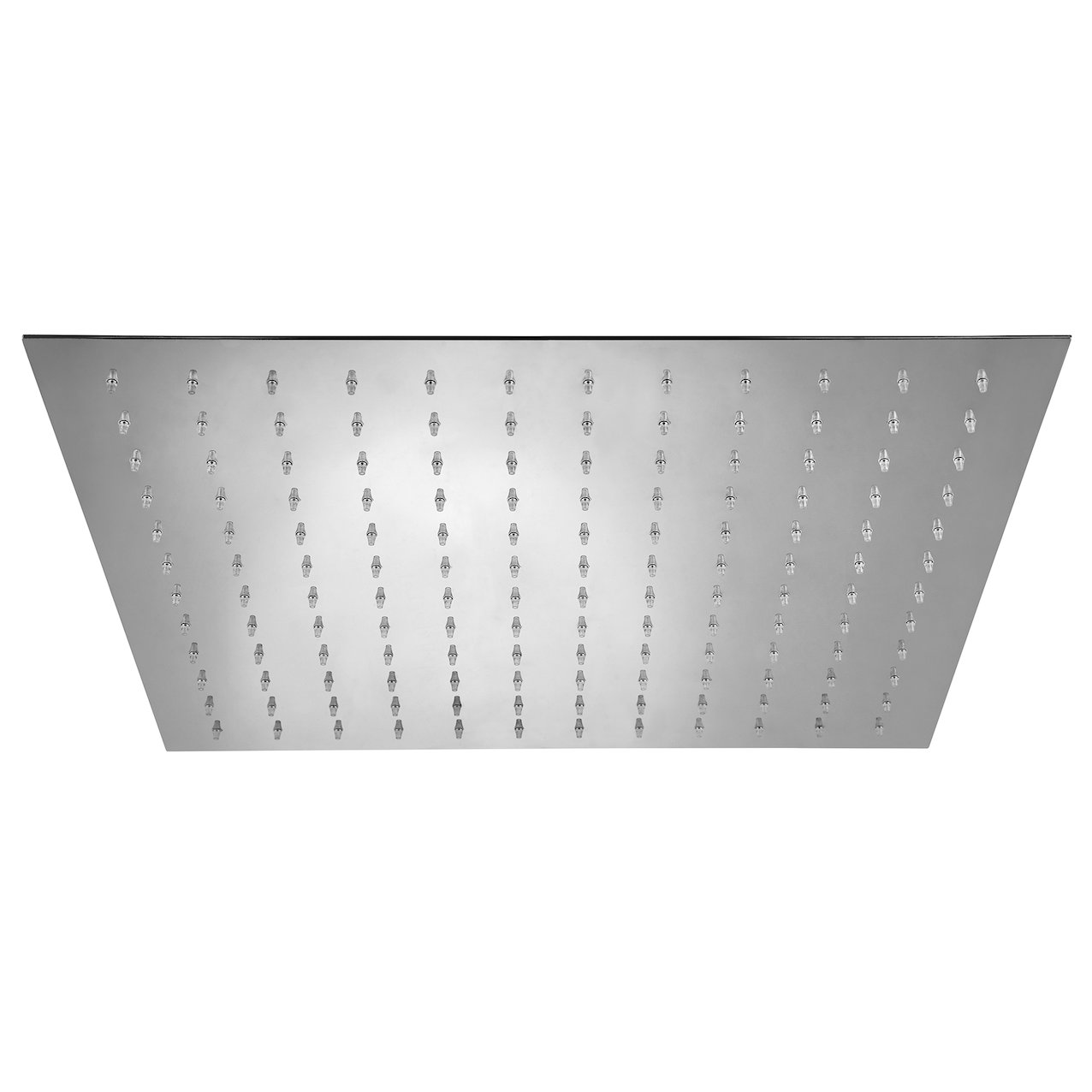 Square Shower head Inox 400x400
