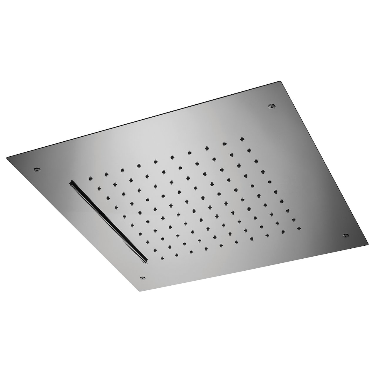 Shower head Inox 430x430 rain and waterfall