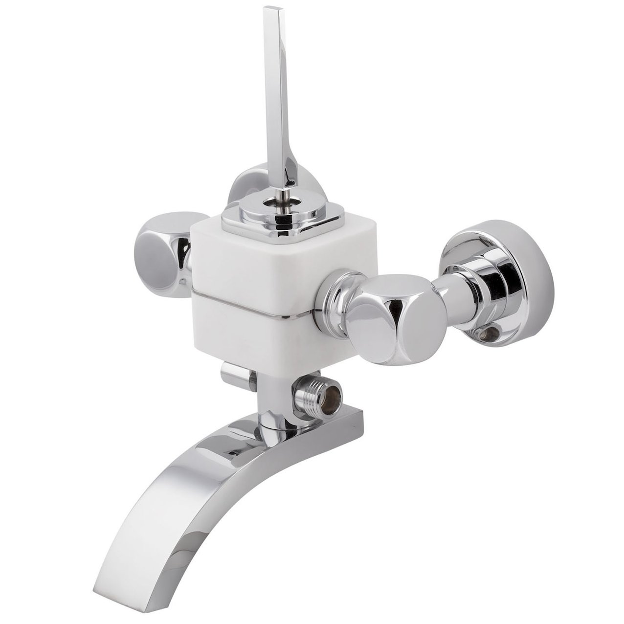 Bath-Shower Mixer Seve Glacier White