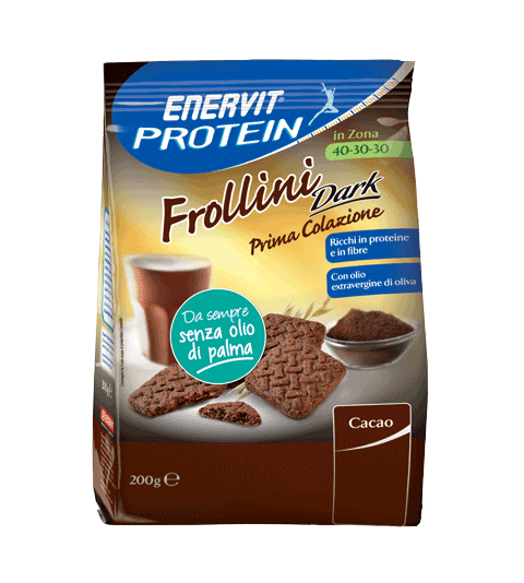 ENERVIT PROTEIN FROLLINI DARK - Cacao