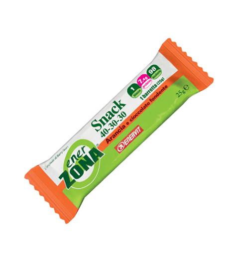 ENERZONA SNACK 40-30-30 ARANCIA E CIOCCOLATO FONDENTE - Arancia E Cioccolato Fondente