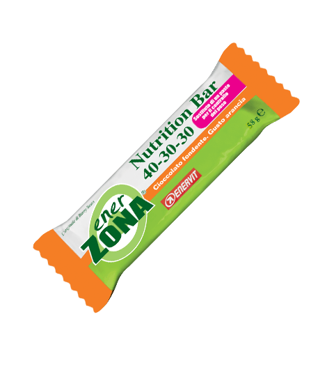 ENERZONA NUTRITION BAR 40-30-30 SOSTITUTO DEL PASTO GUSTO ARANCIA - Arancia
