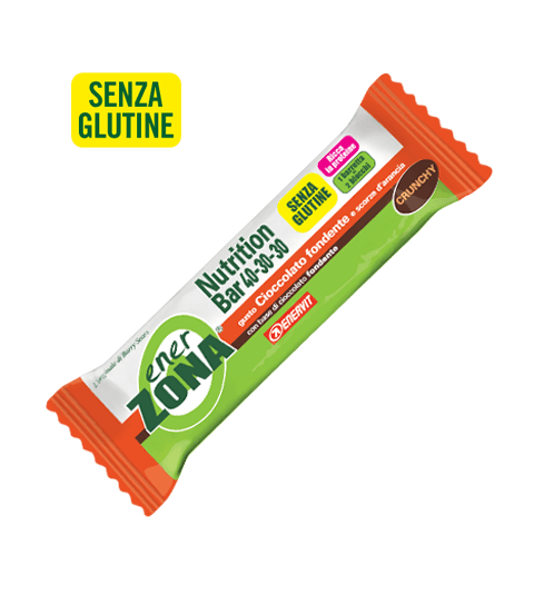 ENERZONA NUTRITION BAR 40-30-30 CIOCCOLATO FONDENTE E SCORZE D�ARANCIA