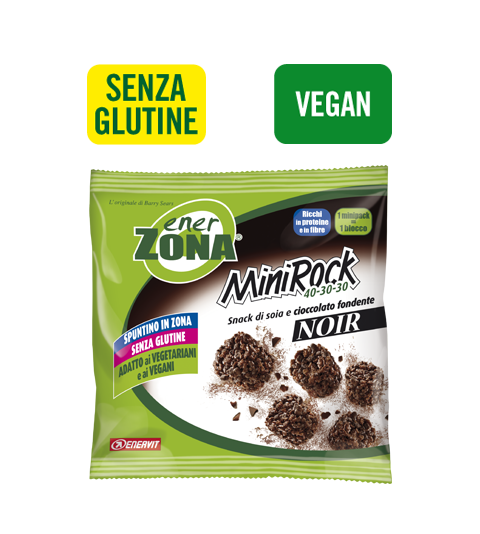 ENERZONA MINIROCK 40-30-30 NOIR - Dark Chocolate