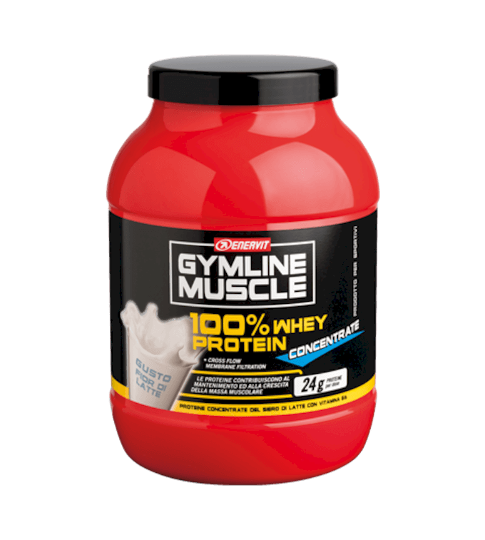 ENERVIT GYMLINE MUSCLE 100% WHEY PROTEIN CONCENTRATE FIOR DI LATTE - Fior Di Latte