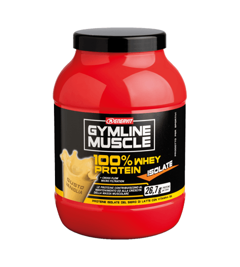 ENERVIT GYMLINE MUSCLE 100% WHEY PROTEIN ISOLATE VANIGLIA - Vaniglia