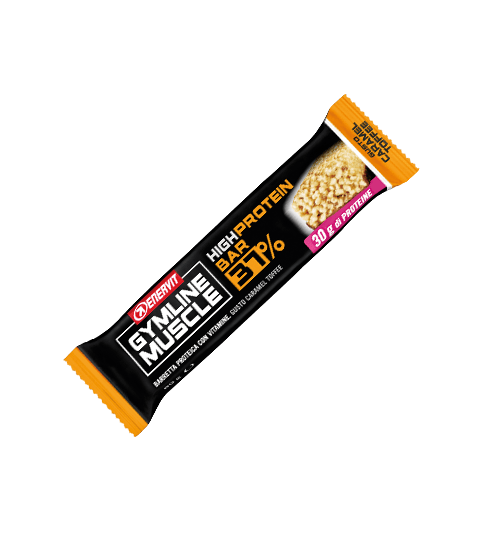 ENERVIT GYMLINE MUSCLE HIGH PROTEIN BAR 37% CARAMEL TOFFEE - Caramel Toffee