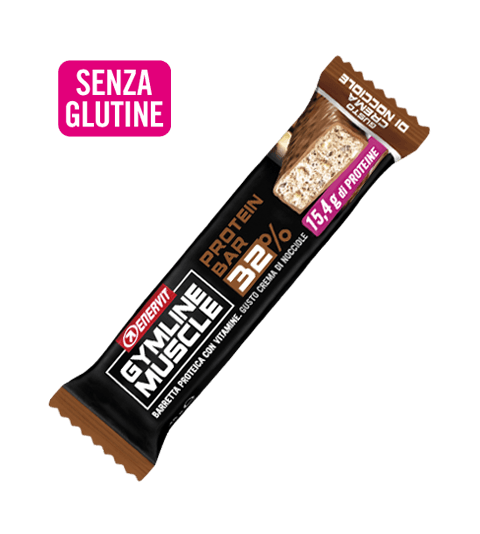 ENERVIT GYMLINE MUSCLE PROTEIN BAR 32% CREMA DI NOCCIOLE - Hazelnut cream