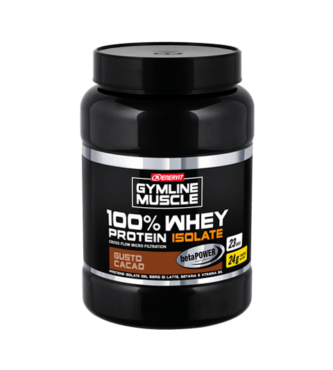 ENERVIT GYMLINE MUSCLE 100% WHEY PROTEIN ISOLATE + BETAINA - Cocoa