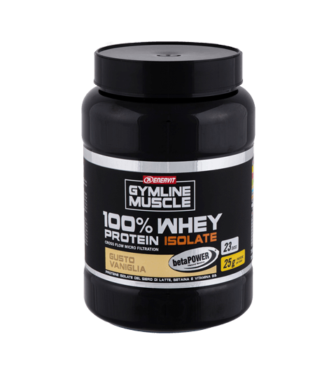 ENERVIT GYMLINE MUSCLE 100% WHEY PROTEIN ISOLATE + BETAINA - Vaniglia