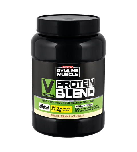ENERVIT GYMLINE MUSCLE VEGETAL PROTEIN BLEND PANNA-VANIGLIA - Panna / Vaniglia