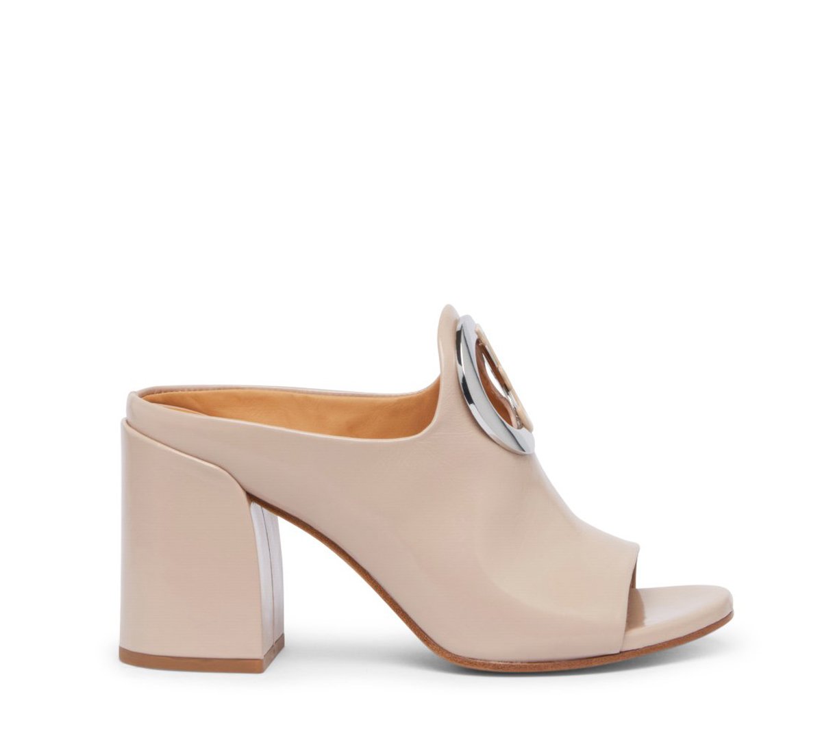 Mule Fabi Oblo in morbida vernice