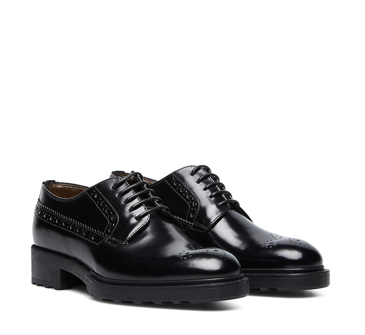 Barracuda calfskin derbies