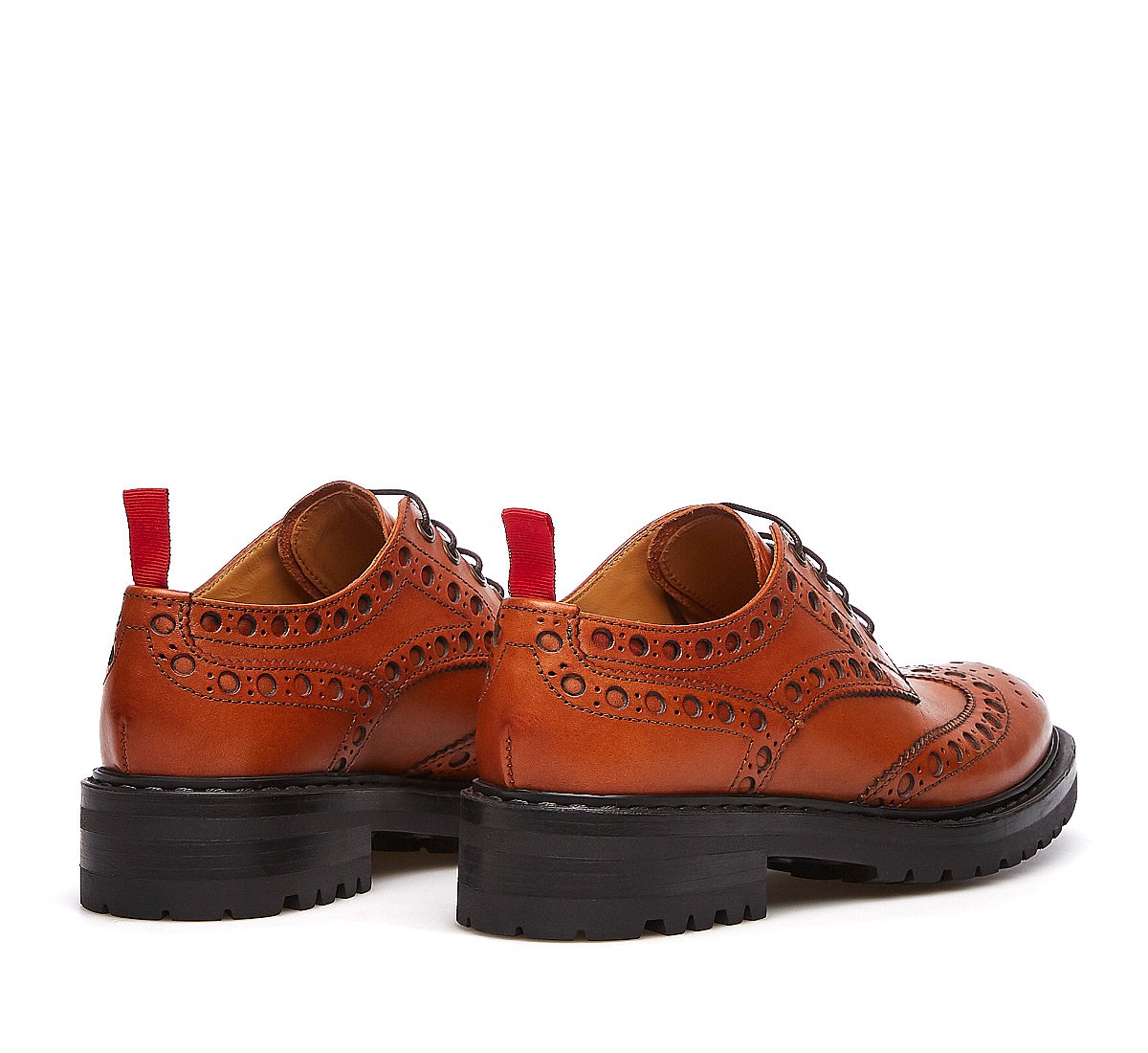 Derby in calf leather