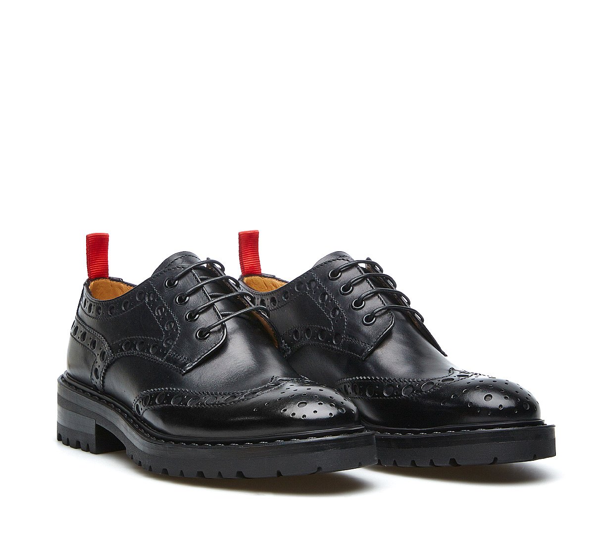 Barracuda Derby in abraded calf leather