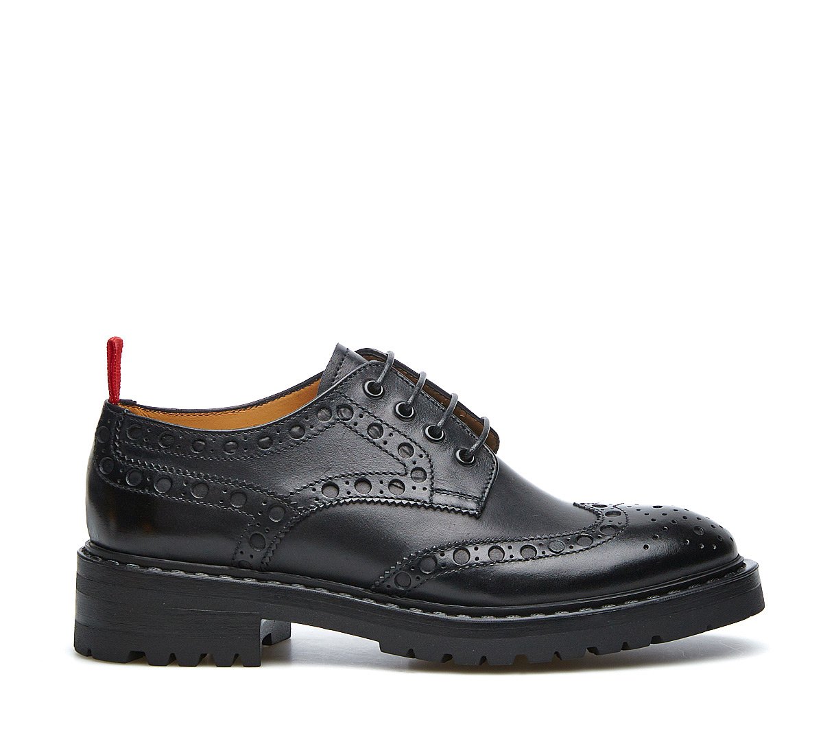 Barracuda Derby in abraded calf leather