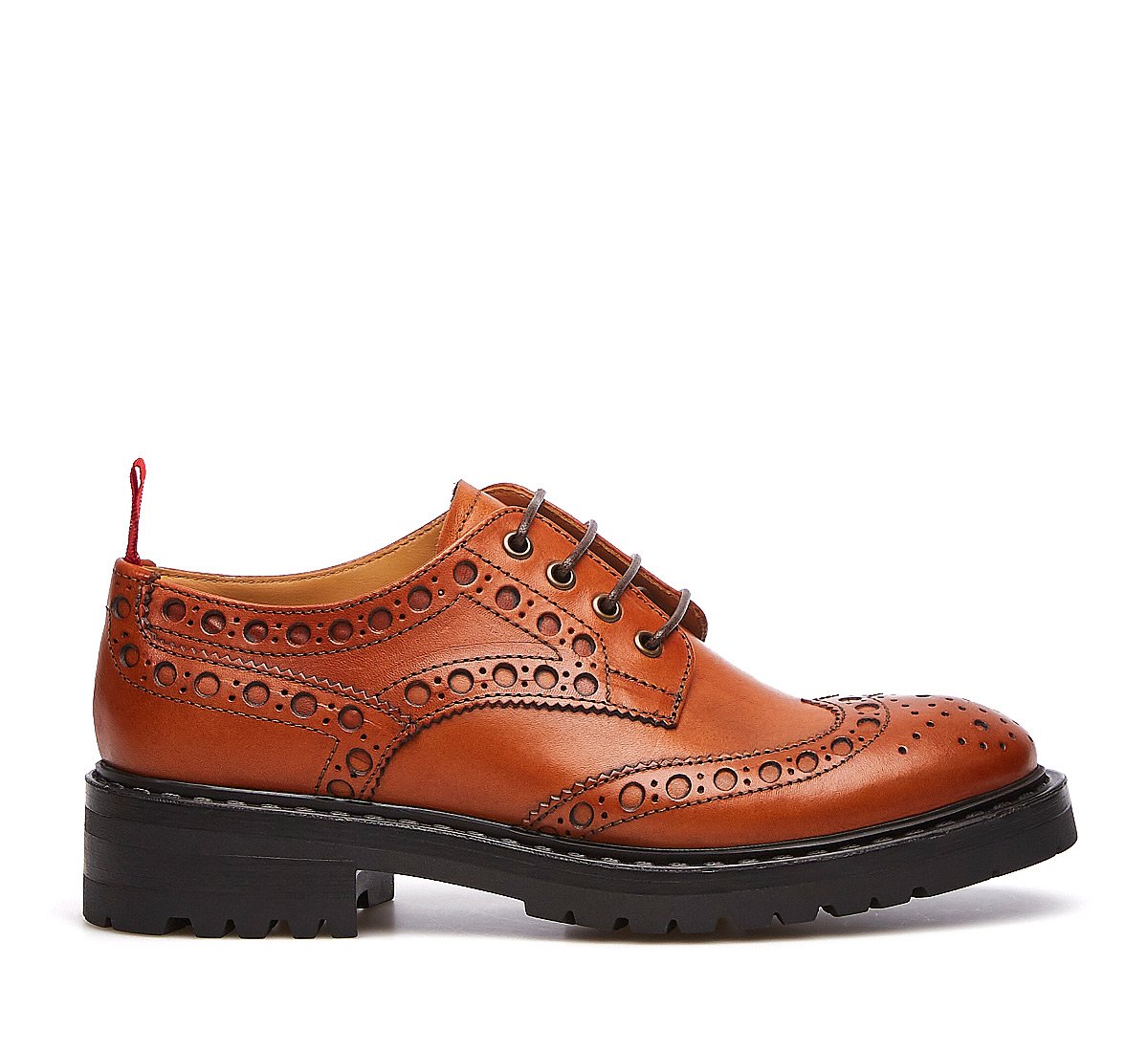 Derby in calf leather