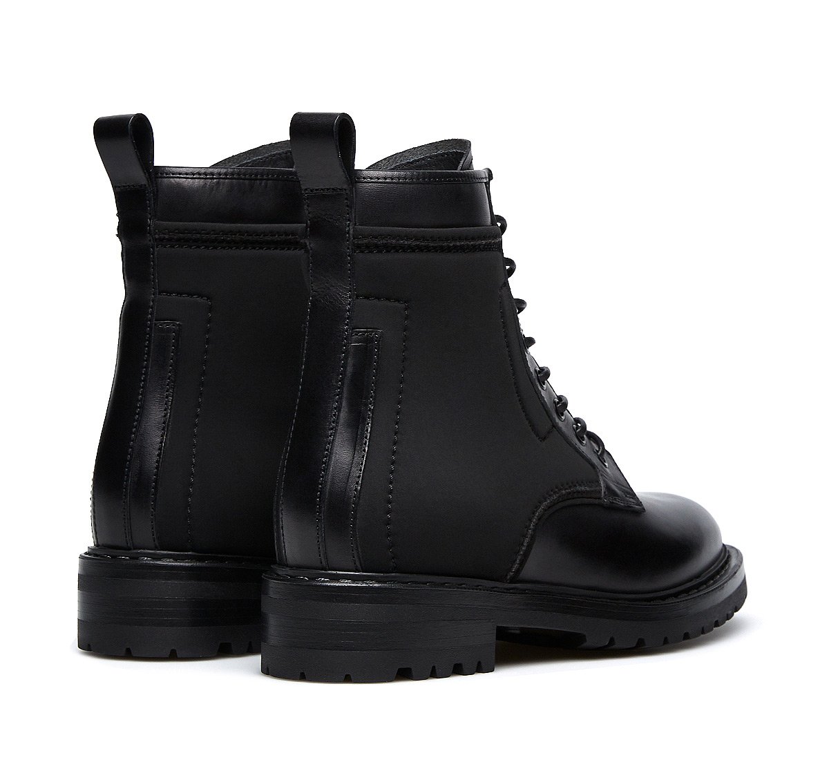 Barracuda all-black combat boots