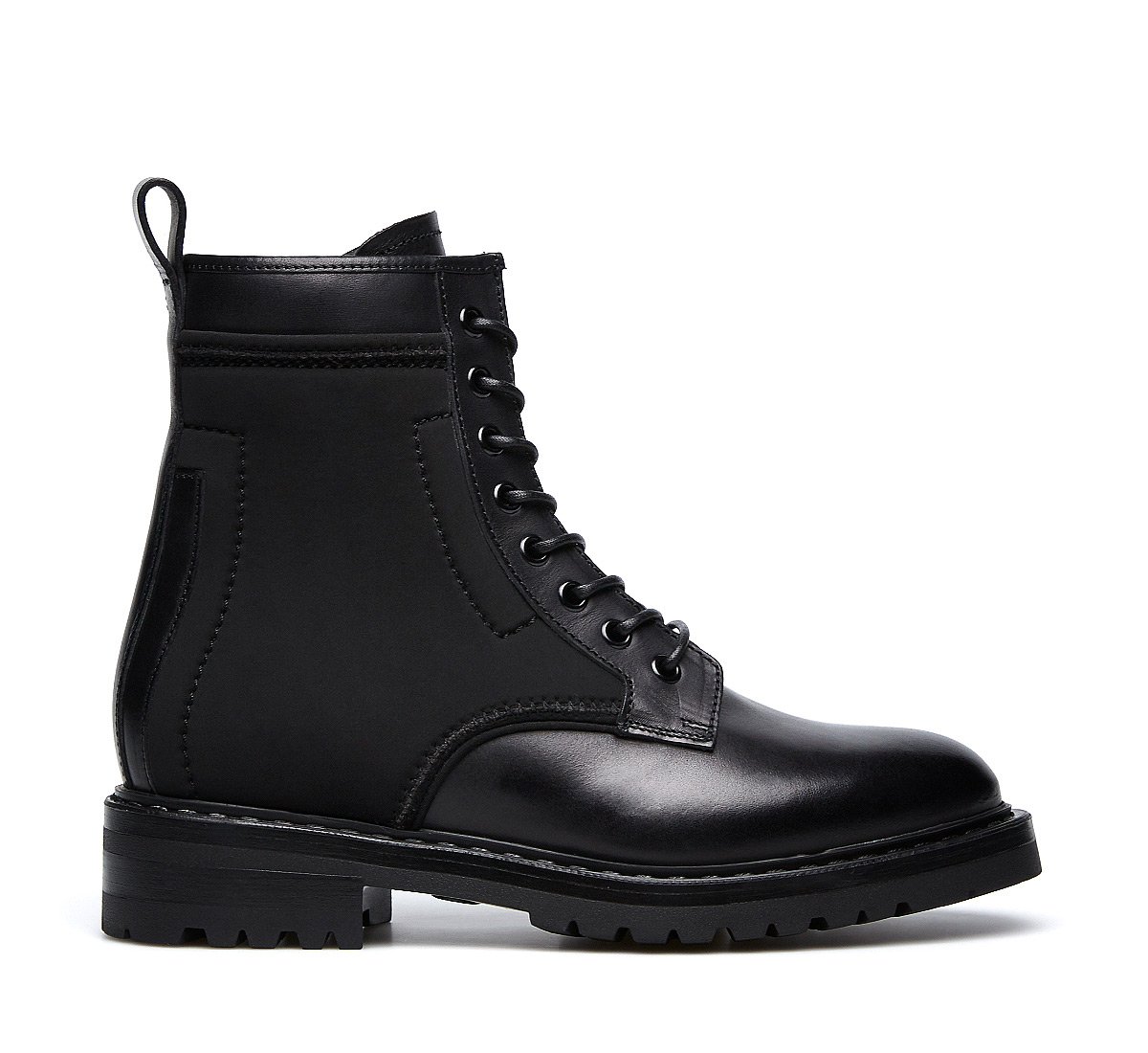 Barracuda all-black combat boots